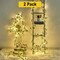 Elegant Leaf Vine Fairy Lights — 20 LED Battery String for Boho Decor